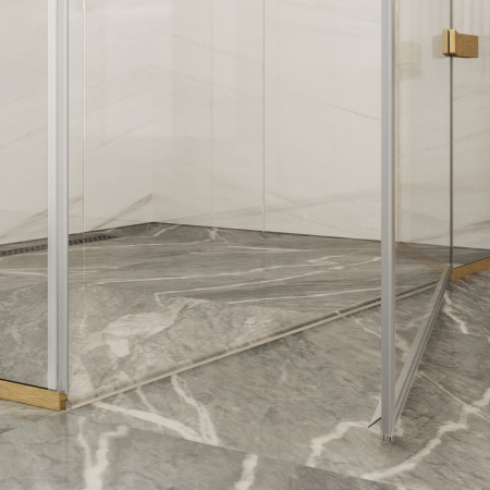 Комплект фурнитуры СП-ГБЗ1 для душевой кабины из стекла